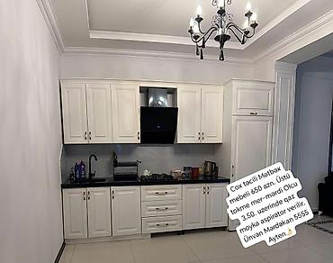 Cox təcili Mətbəx mebeli 650 azn. Üstü tokme mer-mərdi Olcu 3.50