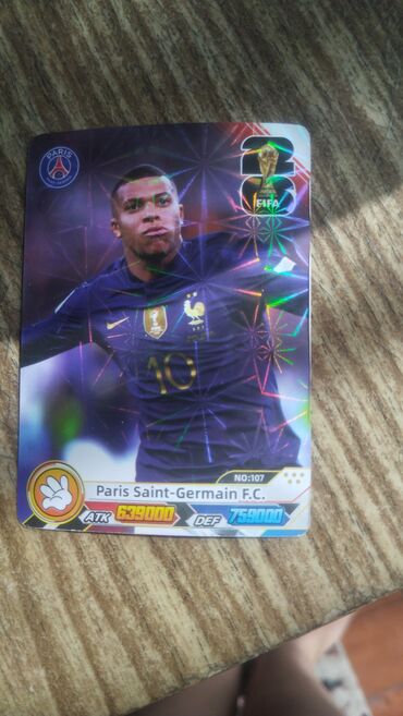 италия золото: Коллекционная карточка (FIFA)Kylian mbappé
