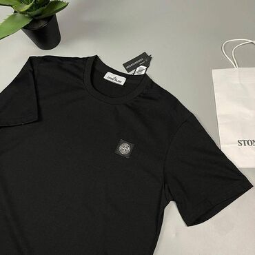 черная мужская футболка без рисунка: Футболка XL (EU 42), 2XL (EU 44), цвет - Черный