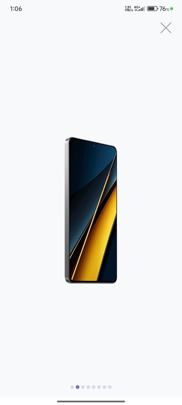 Poco: Poco X6 Pro 5G, 512 GB, rəng - Boz, Barmaq izi, Face ID, Sənədlərlə