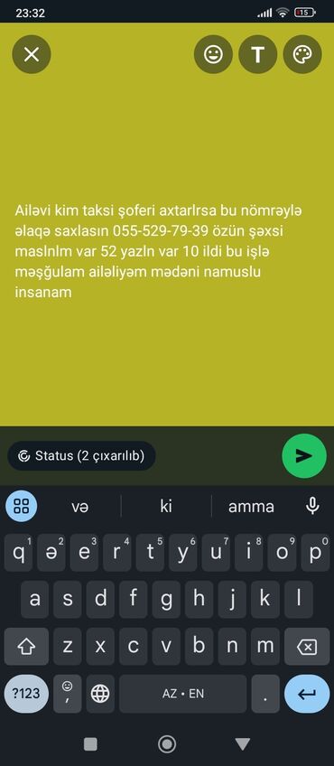 28 mall iş elanları: Gəncə şəhərində qalram mayş razılaşmaq sərtilə