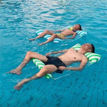 бассейн батут: Надувной шезлонг для плавания Проведите незабываемый отдых на воде с