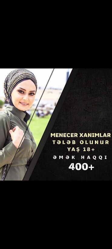 2653 elan | ƏMƏKDAŞ AXTARIŞI (VAKANSIYALAR): İş təcrübəsi: TəcrübəsizXanımlara evdən idarə edə biləcəkləri iş