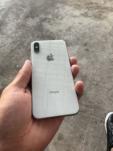 купить бу ноутбук в бишкеке: IPhone Xs, 64 ГБ, Белый, Чехол, 100 %