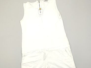 białe t shirty damskie eleganckie: Kombinezon Damski, XL, stan - Dobry