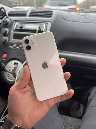 чехол на айфон 11 pro: IPhone 11, Жаңы, 64 ГБ, Ак, 75 %