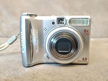 canon powershot a2200: Canon PowerShot A540 rəqəmsal fotoaparat ideal vəziyyətdədi, 2006cı — 7