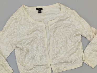 bluzki prążkowane krótki rękaw: Blouse, H&M, L (EU 40), condition - Good