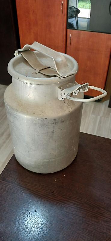 Alüminium süd bidonu / konteyner - Material: qalın, yüngül alüminium