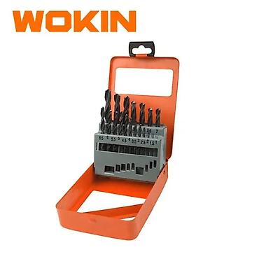 acar desti: WOKIN Qazma Ucu Dəsti – 19 Parça (Model 751019) Metal səthlərdə — 1