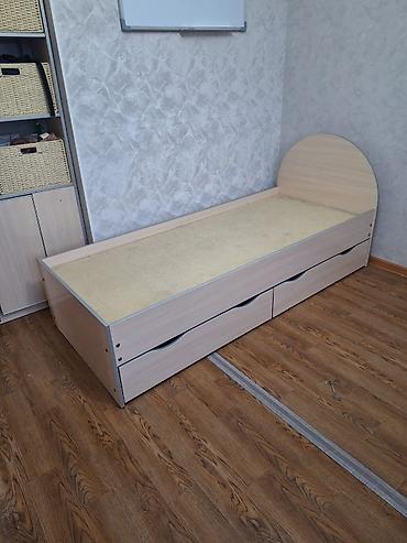 Односпальные кровати: Односпальная кровать с выдвижными ящиками. Без матраса. 2 кровати за — 2