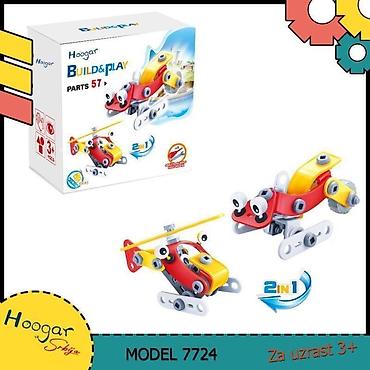 sive cipele: Konstruktor set 2 u 1 – helikopter - Mali konstruktor set helikopter — 1