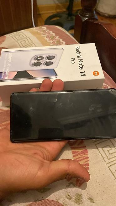 iphone 12 pro ag: Redmi Note 14 Pro, 256 GB, rəng - Qara, Sensor — 2
