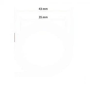 seat leon fr 2004: Zaptivka za izduvne gasove, kružnog oblika, dimenzija 43x35x4mm — 4