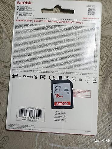 umd диски: Карта памяти SanDisk Ultra SDHC UHS‑I 16 ГБ - Тип: SDHC, UHS‑I - — 1