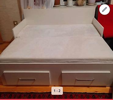 uşaq üçün divan: Uşaq otagi ucun divan + 2 neferlik taxt .Alti siyirmeli eni 150 — 3