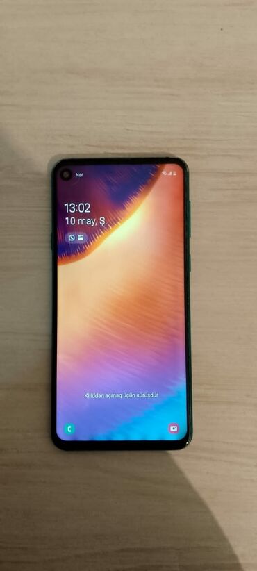 samsung galaxy a32: Samsung Galaxy A8s, 128 GB, rəng - Mavi, Barmaq izi, İki sim kartlı, Face ID