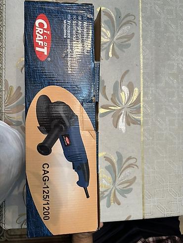 disk mişar: CRAFT CAG-125/1200 bucaqslı daşlayıcı - Güc: 1200 W - Disk diametri — 4