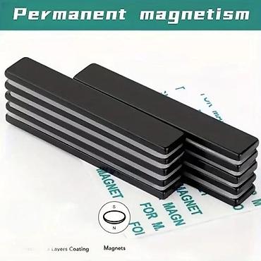 rucni nosko: Jaki neodimijumski magnetni šipkasti magneti 60x10x3mm T-31. jaki — 5