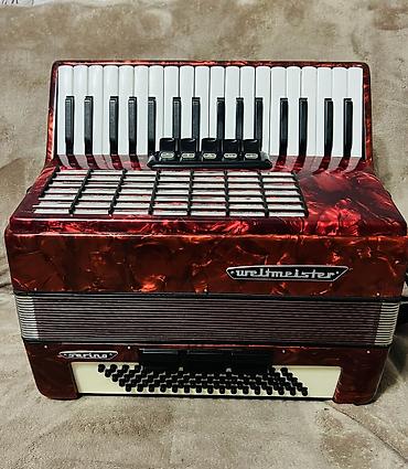 Аккордеоны: Акордеон Weltmeister Stella, клавишный, немецкого производства — 3
