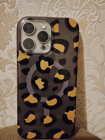 Mobil telefon və aksesuarlar: Iphone 16 pro max ucun case, yeni ve cox az islenmis. 1 eded 5 Azn — 1