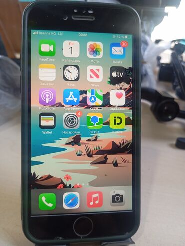 ремонт телефонов айфон: IPhone 7, Б/у, 128 ГБ, Черный, 100 %