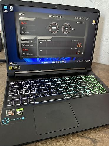 компьютеры процессор: Acer Nitro 5 — игровой мощный ноутбук RTX 3060 6gb. AMD RYZEN 5 5600H — 3