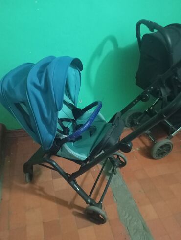 прогулочная коляска peg perego: Балдар арабасы, түсү - Көгүлтүр
