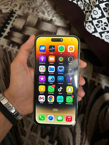 iphone 4 pro max: IPhone 14 Pro Max, 128 GB, Qızılı, Face ID — 1