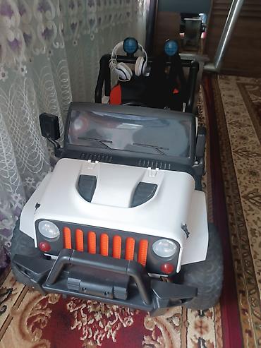 Jeep: Uşaq elektro-mobil – Jeep tərzində off-road model - Korpus: ağ rəng at lalafo.az — 1 Jeep: Uşaq elektro-mobil – Jeep tərzində off-road model - Korpus: ağ rəng — 1