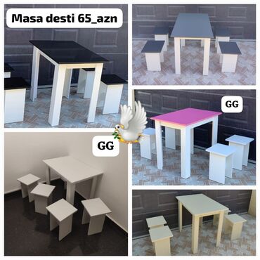 Masa və oturacaq dəstləri: Masa desti yeni