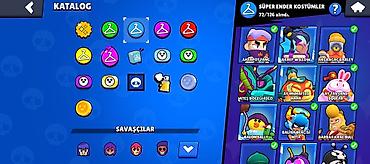 brawl stars 2: Brawl Stars oyun hesabı - Kuboklar: 57,424+ - Səviyyə: 39 profil — 8