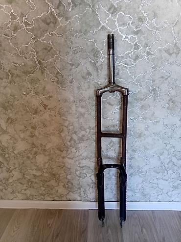 islenmis velosiped satisi: Velosiped üçün ön amortizator/vida borulu çəngəl - Material: metal — 1
