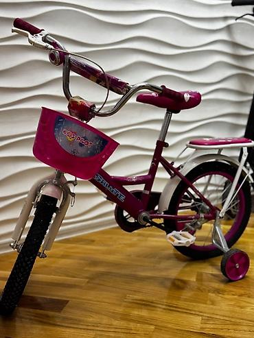 Velosipedlər: Uşaq velosipedi – “Kids Pilot” temalı, qızlar üçün dizayn — 1