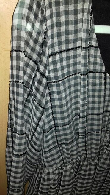 Haljine: S (EU 36), bоја - Siva, Dugih rukava — 4