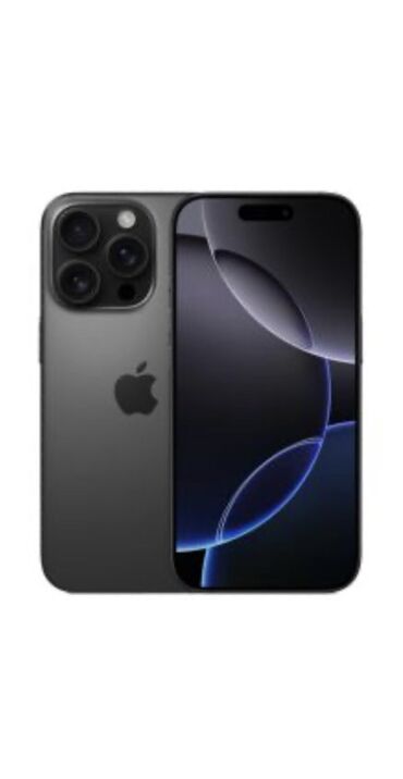 память для ноутбука: IPhone 16 Pro Max, Жаңы, 256 ГБ, Кара, Заряддоочу түзүлүш, Куту, 100 %