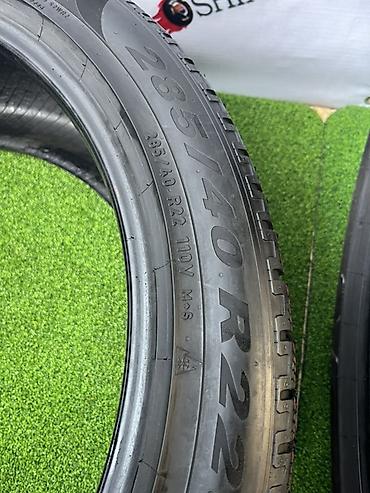 pir: Шины 285 / 40 / R 22, Зима, Б/у, Пара, Внедорожные (АТ/МТ), Pirelli — 4