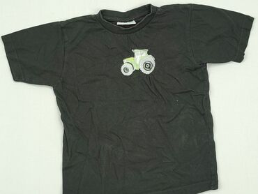 czarna koszulka: Футболка, 7 р., 116-122 см, стан - Хороший