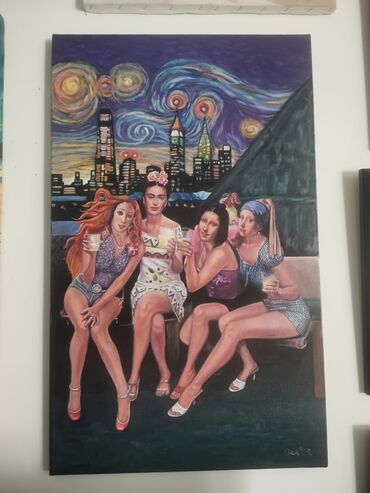 tobogan na naduvavanje iznajmljivanje: Painting, 50 x 40 cm, New