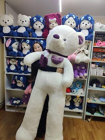 Игрушки: Большие мишки Бесплатная доставка 🧸60 см 1000 сом (Бесплатная — 5