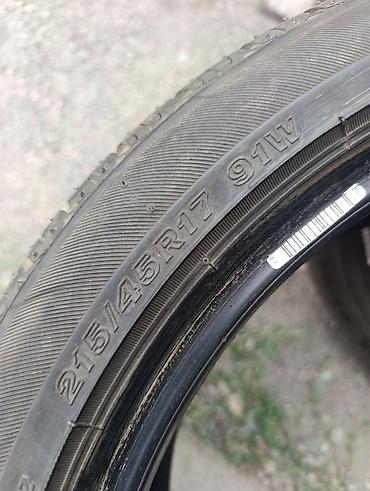 41 5: Шины 215 / 45 / R 17, Лето, Б/у, Пара, Легковые, Япония, Bridgestone — 5