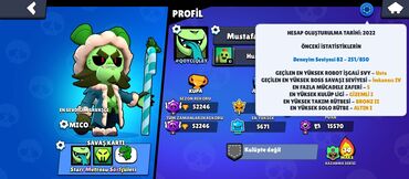 работа за границей для граждан азербайджана: Brawl Stars hesabı – “Mustafazada” - Yaradılma ili: 2022 - Təcrübə