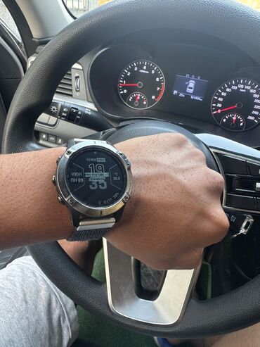 гармин часы бишкек: Garmin fenix 6 sapphire Нейлон ремешок И силикон Коропка зарядка