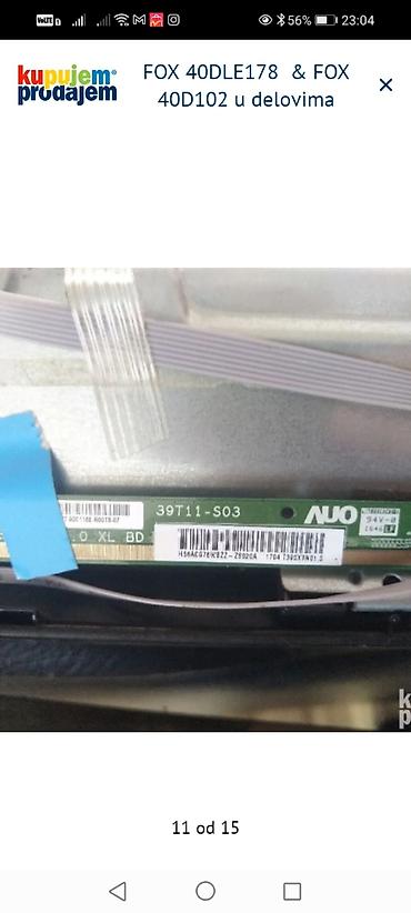Aksesoari za TV i video: FOX 40DLE178 i FOX 40D102 – delovi za televizore (40") Dostupne — 12