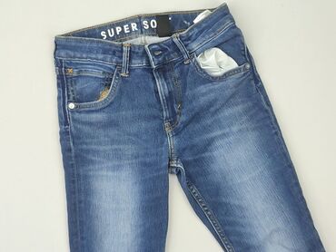 mango claudia jeans: Spodnie jeansowe, H&M, 11 lat, 140/146, stan - Dobry