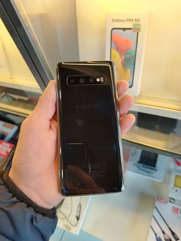 samsung galaxy s4 mini islenmis qiymeti: Samsung Galaxy S10, 128 GB, rəng - Qara, Barmaq izi