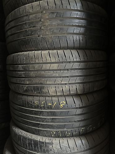 Шины 215 / 55 / R 18, Лето, Б/у, Комплект, Легковые, Япония, Bridgestone