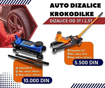 wolf gradnja: Auto dizalice – “krokodilke”, dostupne u dve varijante nosivosti: - — 1