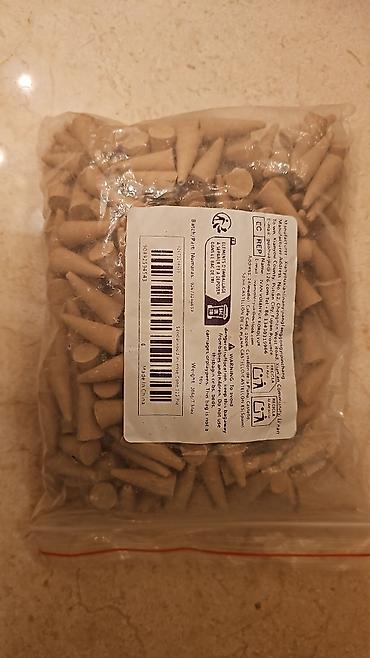 buxur: Təbii səndəl ağacı ətirli buxur konusları (incense cones). - Miqdar — 2