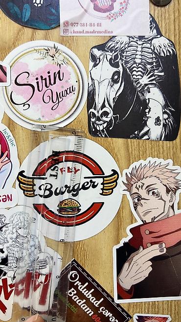 buklet capı: Brend və tədbirlər üçün fərdi stiker/etiket çapı 150 ədəd 5x5 sm - 9 — 9